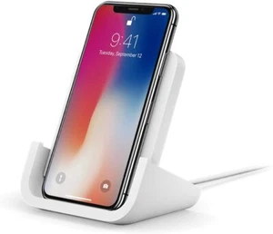 Logitech Powered Wireless Charging Stand for iPhones X, XS Max, XR, 11, 12 PRO - Picture 1 of 7