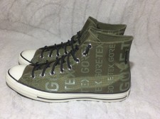 mens green converse trainers
