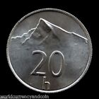 SLOVAKIA 20 HALIEROV KM18 1999 x 100 Pcs EURO TATRA MOUNTAIN PEAK UNC COIN LOT