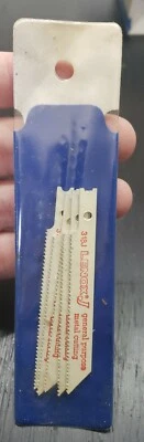 Hoja de sierra caladora de trabajo de metal Lenox 318J 3 pulgadas x 3/8 pulgadas x 0,035 5 quilates Vintage 1987 Foto 1 de 2