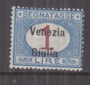 ITALY, AUSTRIA. VENEZIA GIULA, POSTAGE DUE, 1918 1L. Magenta & Blue, lhm. - Picture 1 of 1