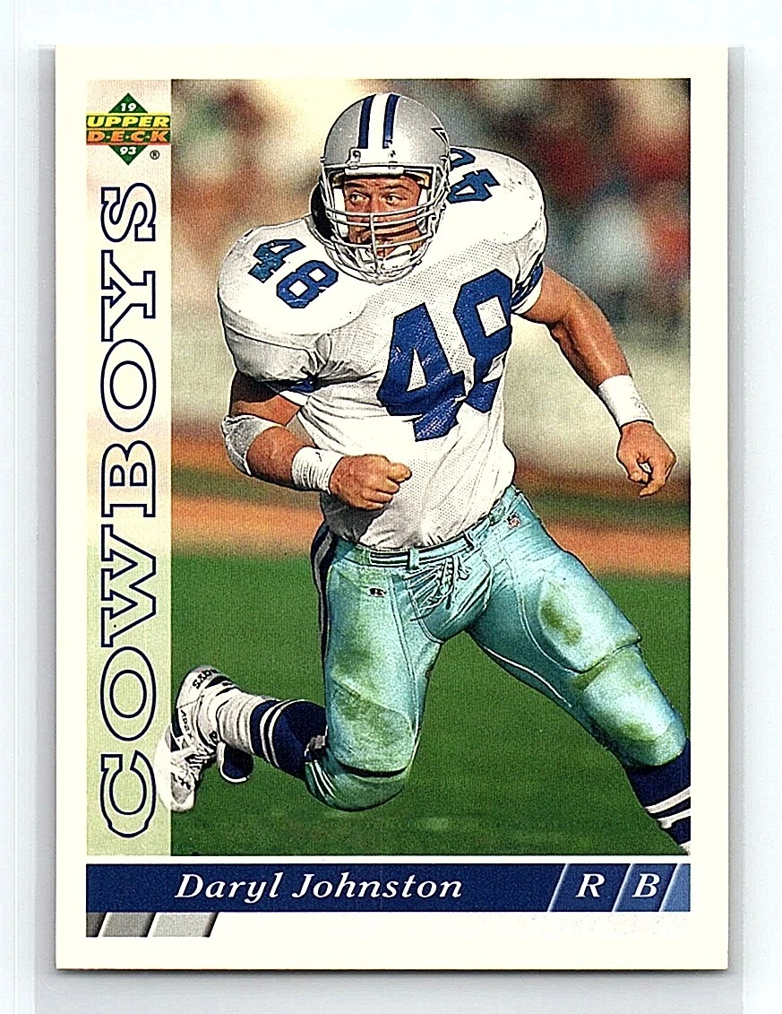 1993 Upper Deck Daryl Johnston Dallas Cowboys #142