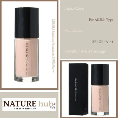 Base Missha Radiance SPF20 PA++ Fair 35 ml / 1,18 fl. oz. Foto 1 de 4