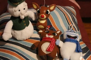 Rodolfo el Reno Nariz Roja Adornos de Navidad Aleatorios--Leer Descripción - Imagen 1 de 5