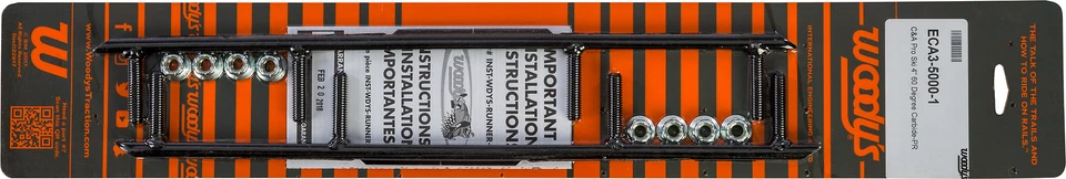 WOODYS 2014-2018 600 Indy 121" Polaris 4" CARBIDE RUNNERS C&A PRO ECA3-5000 - Изображение 1 из 1