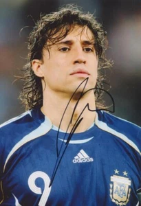 Hernan Crespo original signiertes Foto 10 x 15 cm In Person gesammelt - Picture 1 of 1