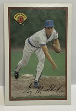 1989 Bowman Major League Baseball Card #284 Greg Maddux MLB Chicago Cubs