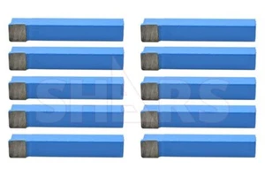 Shars 10 Pcs 5/8" C Style C6 Grade Carbide Tipped Tool Bits New P{ - Picture 1 of 3