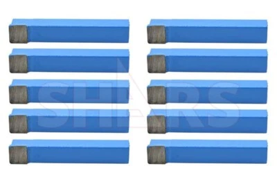 Shars 10 Pcs 1/2" C Style C6 Grade Carbide Tipped Tool Bits New P{ - Image 1 of 3