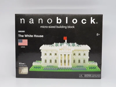 Nanoblock The White House Building Block Set 890 pieces Completely Sealed NEW - Image 1 of 4