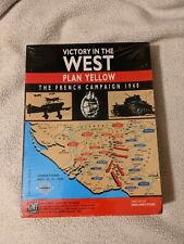 Victory in the West: Plan Yellow - GMT Games Sealed New Shrink SW NM Near Mint
