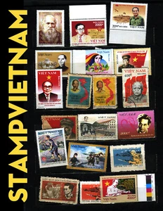 36 Vietnamese Celebrity Stamp 1975-2020 - Small stamp collection - Picture 1 of 2