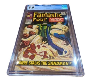 Fantastic Four #61 CGC 5.0 Off White to White Sandman Stan Lee Story - Picture 1 of 4