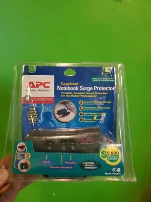 APC PNOTE PRO SURGE PROTECTOR NOTEBOOK 2 PRONG ADAPTER PNOTEPRO COMPUTER - Image 1 of 2