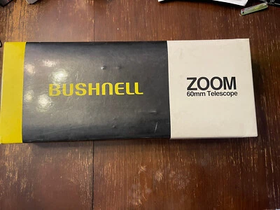 Vintage w/ Box Bushnell Sportview Zoom 60mm 20x-60x Telescope & Tripod - Image 1 of 2