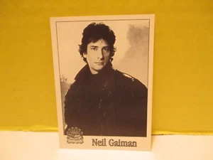 Booksmith Author Trading Card #453 NEIL GAIMAN 2001 for AMERICAN GODS - Picture 1 of 2