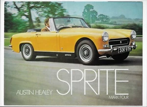1970 Austin-Healey Sprite Mark IV sports car brochure - Picture 1 of 4