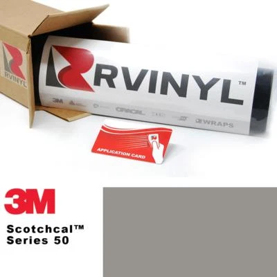 3M 50 Scotchcal Gris Claro 94 Vinilo Película Artesanal Letrero Plotter Hobby Hágalo Usted Mismo Rollo de Hoja Foto 1 de 4