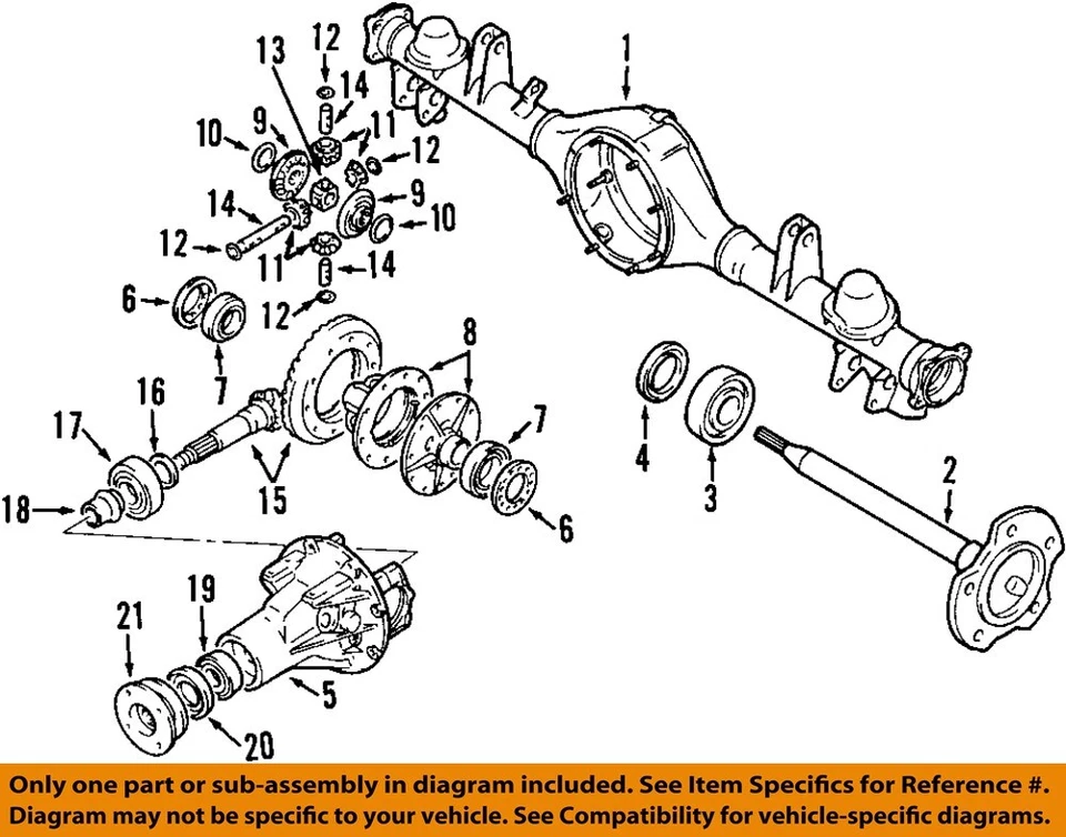 SUZUKI OEM 01-06 Grand Vitara suspensión trasera eje carcasa-sello de aceite 4359252D00 Foto 1 de 1