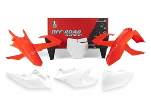 RACETECH KIT PLASTICHE COMPLETO ARANCIONE BIANCO PLASTIC KIT KTM SX-F 450 2016 - Picture 1 of 1