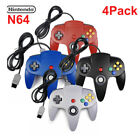 4Pack Wired N64 Controller Gamepad Joypad For Classic Nintendo 64 Console Games