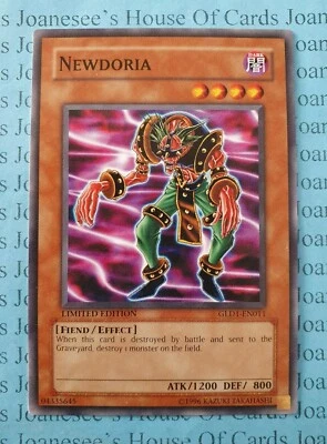 Newdoria GLD1-EN011 Yu-Gi-Oh Card Limited Edition New - Image 1 of 3