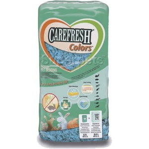 Carefresh Einstreu blau 10 Liter - Kleintier/Kaninchen Reptilien Papier Einstreu - Bild 1 von 1