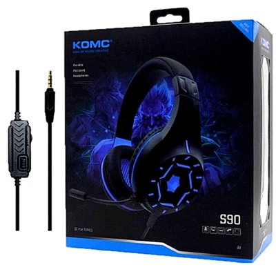Cuffie Gaming con Microfono Stereo Gamer Bass Surround Headphone per PS4 Xbox One PC - Immagine 1 di 4