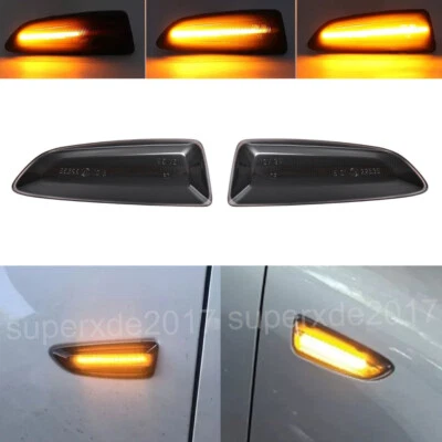 2 frecce laterali a LED indicatori di direzione per Opel Astra J K Insignia B Zafira C - Immagine 1 di 4