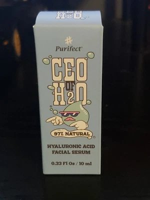 Suero facial Purifect by Symphony Beauty ~ CEO de ácido hialurónico H2O ~ 0,33 oz Foto 1 de 4