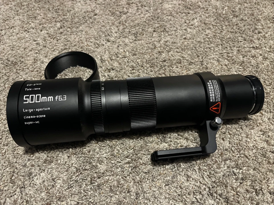 TTArtisan 500mm F6.3 Full Frame Telephoto Lens - Sony E Mount - Mint - Used Once - Image 1 of 1