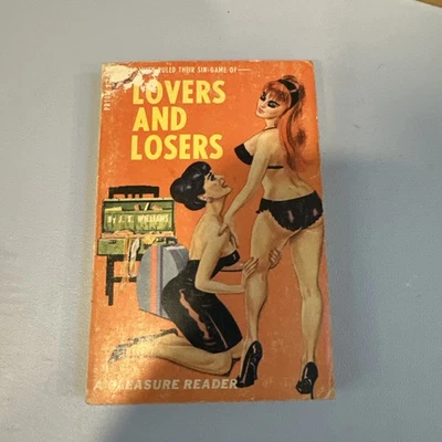 Vintage Lesbian Pulp LOVERS AND LOSERS J.X. Williams, Art by Cannizarro VG 1st - Image 1 of 4