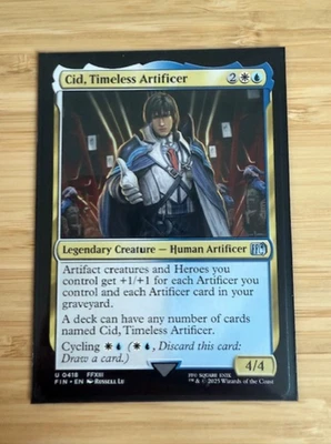 Magic the Gathering: Cid, Timeless Artificer (0418) Final Fantasy Regular NM - Image 1 of 2