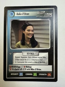 Star Trek CCG 1E Keiko O'Brien Near- Rare – Q-Continuum 1996 - Picture 1 of 2