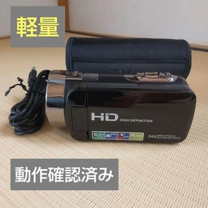 24MP HDV 312P HD Camcorder 1080p 16x Zoom DIS Image Stabilization Battery Inclu - Picture 1 of 9