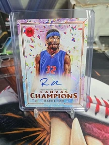 2024 Topps Motif Basketball Rip Hamilton Canvas Champions Auto 18/25 Pistons - Picture 1 of 3
