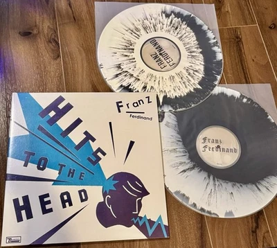 Franz Ferdinand Hits to the Head Blood Records Vinyl 2LP Black and White Swirl - Image 1 of 4
