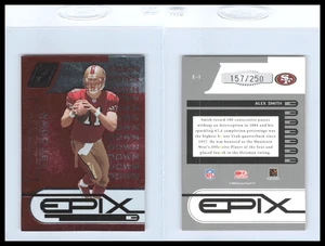 2005 Donruss Zenith #E-1 Alex Smith Epix Red 1st Down #157/250 - Picture 1 of 1