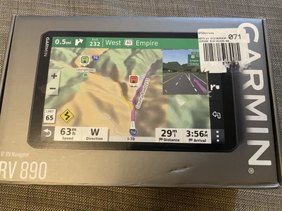 NOB Garmin RV 890 MT-S 8" GPS Navigation System for RV & Campers Free Shipping - Image 1 of 4
