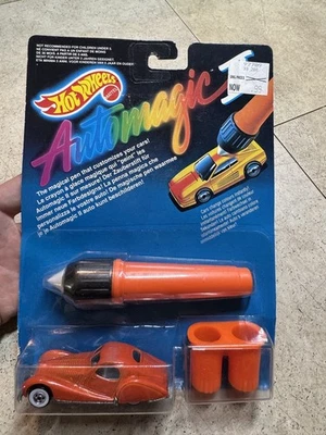 1988 Vintage Hot Wheels Auto Magic II Talbot Lago 1/64 Orange New - Image 1 of 4