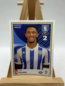 PANINI EFL 2025 - 26  STICKER Liam Palmer Sheffield Wednesday #350 - Picture 1 of 4