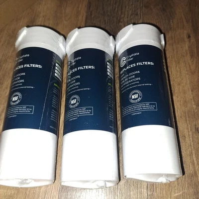 Crystala Filters XWF Replacement for GE XWF Refrigerator Water Filter Pack of 3 - Image 1 of 2