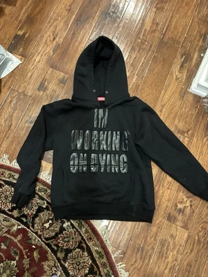 Reckless Scholars X I’m Working On Dying Hoodie  - Image 1 of 3