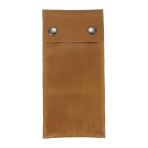 Custodia per orologio in pelle, 5,9" x 2,8" cassa per orologio portatile, marrone - Foto 1 di 6