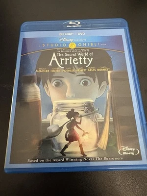 The Secret World of Arrietty (Blu-ray/DVD, 2012, 2-Disc Set) Studio Ghibli - Image 1 of 3