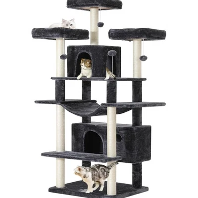 Großer Katzenkratzbaum XXL Sisal Plattformen stabile Katzenvilla - Bild 1 von 4