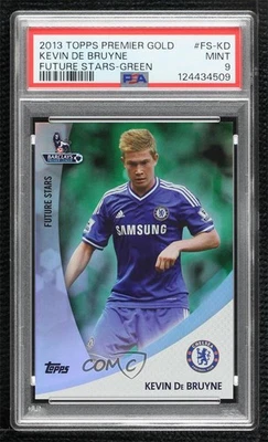 2013 Inglês Premier Gold Future Stars Verde /99 Kevin de Bruyne PSA 9 Estado perfeito - Imagem 1 de 2