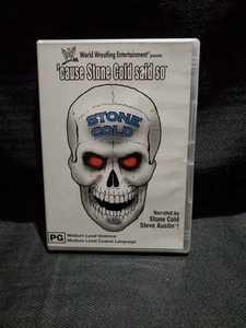 WWE STONE COLD Steve Austin "Cause Stone Cold Said So" WWF DVD 2003 WRESTLING - Picture 1 of 16