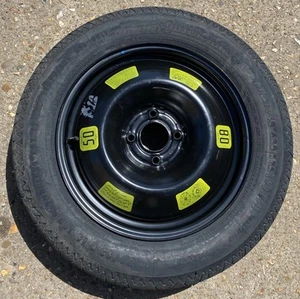 PEUGEOT 3008 2009-2019 4 STUD 16" SPACE SAVER SPARE WHEEL & T135/90 R16 TYRE #79 - Picture 1 of 2