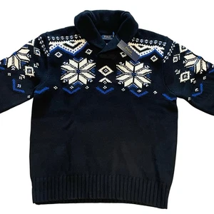 Maglione uomo Ralph Lauren XXL designer lusso sci nordico grosso festa del papà - Foto 1 di 9